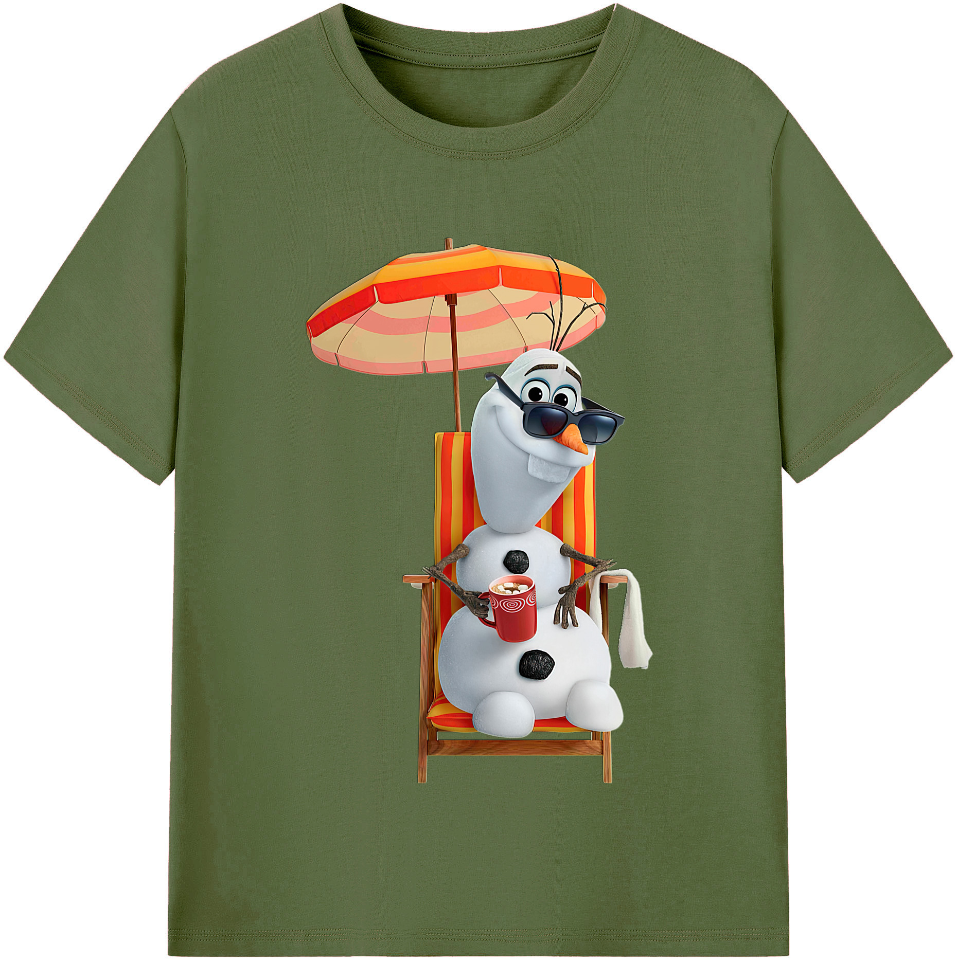 （画像用） アナと雪の女王 アンナ エルサ Frozen Anna Elsa 綿100％半袖Tシャツ（フロントプリント）